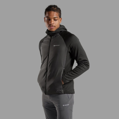 SIROCCO LITE HOODIE-BLACK-M pánská bunda černá