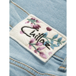 KATHL-BLEACHED DENIM-36 dámské kraťasy džínové