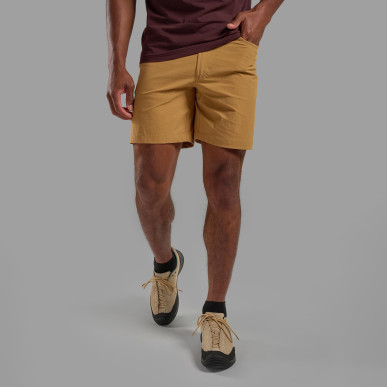 GENOA LITE SHORT-HUSK-32/M pánské krťasy žlutohnědé