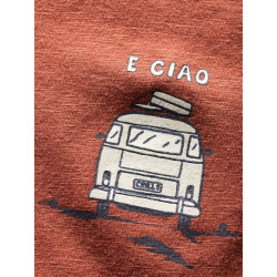 E CIAO-BRICK-XL pánské tričko cihlové