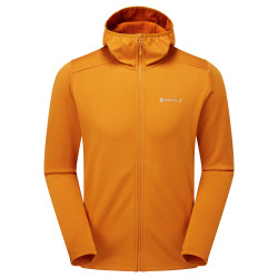 PROTIUM HOODIE-AMBER-M pánská mikina oranžová