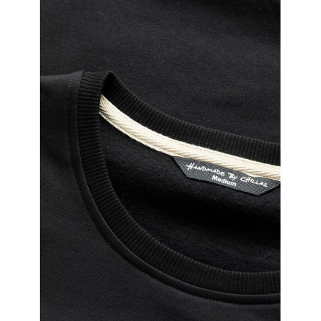 HOKKAIDO CHILLAZ ROPE-BLACK-L pánská mikina černá