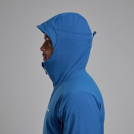 KHAMSIN HOODIE-NEPTUNE BLUE-XL pánská bunda modrá