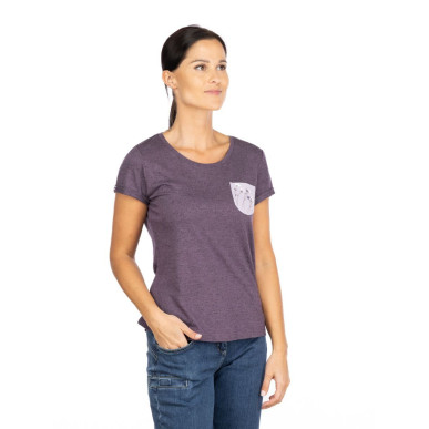 ISTRIEN 2.0-DARK VIOLET-32 dámské tričko tmavě fialové