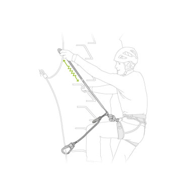 SCORPIO EASHOOK SW feratový tlumič s karabinou Eashook a Swivelem