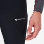 THERMAL TRAIL TIGHTS-BLACK-S pánské elastické kalhoty černé