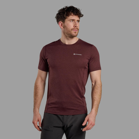 DART T-SHIRT-DARK GARNET-L pánské triko hnědofialové