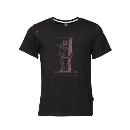 HOMO MONS SPORTIVUS-BLACK-L pánské tričko černé