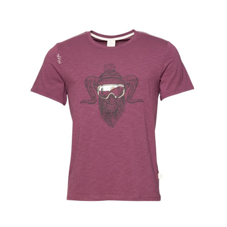 ROCK HERO WINTER-DARK BORDEAUX-L pánské tričko tmavě vínové