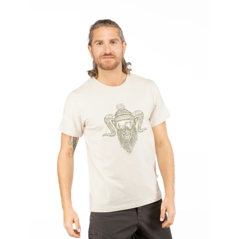 ROCK HERO WINTER-SAND-XL pánské tričko pískové ROCK HERO WINTER-SAND-XL pánské tričko pískové