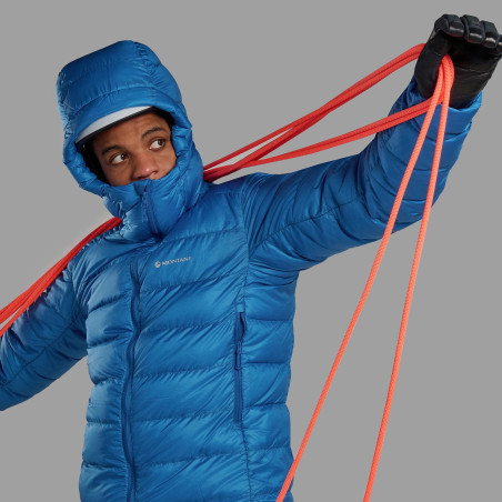 KAMEN HOODIE-NEPTUNE BLUE-XXL pánská bunda modrá