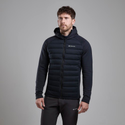 COMPOSITE HOODIE-BLACK-S pánská bunda černá