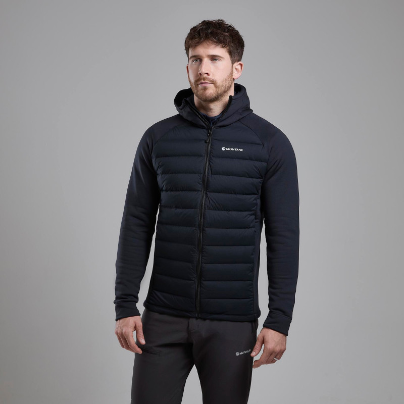 COMPOSITE HOODIE-BLACK-S pánská bunda černá