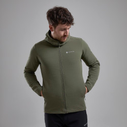 PROTIUM XT HOODIE-CAPER-L pánská mikina olivová