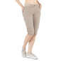 JESSY-DARK SAND-34 dámské 3/4 kalhoty tmavě pískové