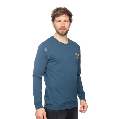 HOKKAIDO CHILLAZ ROPE-DARK BLUE-XXL pánská mikina tmavě modrá