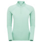 FEM DART ZIP NECK-SEA MIST-UK8/XS dámské triko mentolové