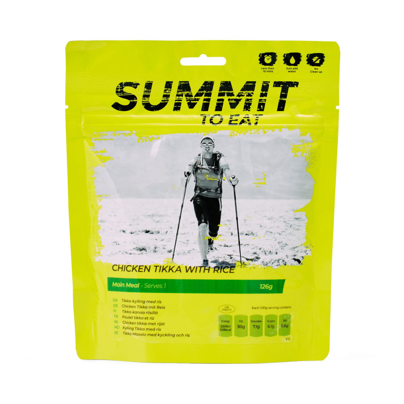 CHICKEN TIKKA WITH RICE Kuře Tikka s rýží 126g/665kcal CHICKEN TIKKA WITH RICE Kuře Tikka s rýží 126g/665kcal