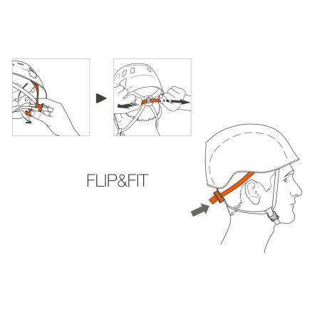 PANGA červená horol. přilba pro lanové parky - balení po 5 ks