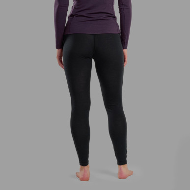 FEM MALLI LEGGINGS-BLACK-UK14/L dámské kalhoty černé