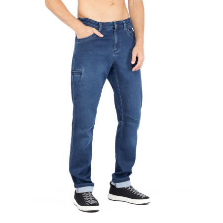 KUFSTEIN 5.0-DENIM BLUE-L pánské kalhoty tmavý denim
