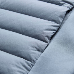 COMPOSITE HOODIE-STONE BLUE-M pánská bunda šedomodrá