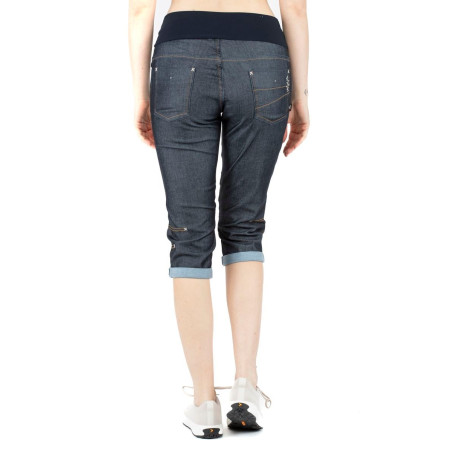 FUJI 3.0-DENIM DARK BLUE-38 dámské 3/4 kalhoty tmavě modré denim