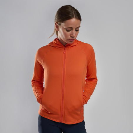 FEM FURY LITE HOODIE-TIGERLILY-UK6/XXS dámská mikina oranžová