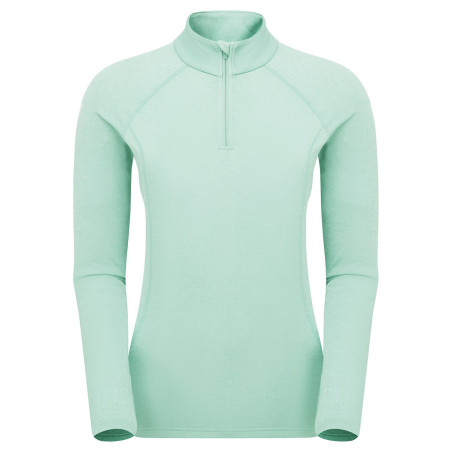 FEM DART ZIP NECK-SEA MIST-UK16/XL dámské triko mentolové