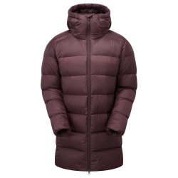POLARON XT HOODIE-DARK GARNET-M pánská bunda hnědofialová