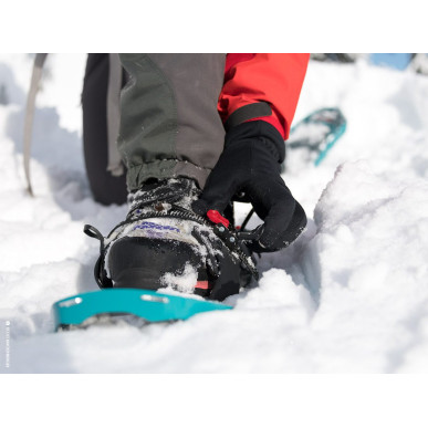 LIGHTNING EXPLORE M 30 International Orange pánské sněžnice 76cm červený rám