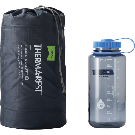 TRAIL SCOUT Large Deep Forest samonafukovací karimatka tm. zelená 196x64x2,5