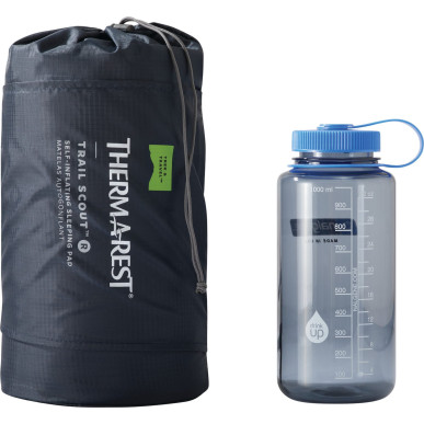 TRAIL SCOUT Large Deep Forest samonafukovací karimatka tm. zelená 196x64x2,5