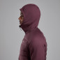 COMPOSITE HOODIE-DARK GARNET-XXL pánská bunda hnědofialová