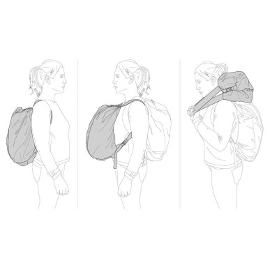 SPLIT batoh na lano šedý 