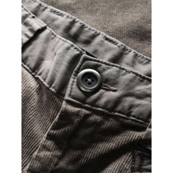 ROFAN 2.0 ( CORD MIX )-BLACK-L pánské kalhoty černé