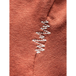 GANDIA MOUNTAINBIKE FLOWERS-BRICK-32 dámské tričko cihlové