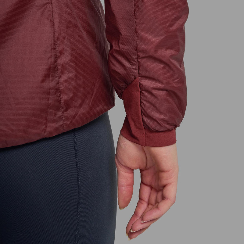 FEM FORTES LITE HOODIE-SUMAC-UK12/M dámská bunda bordó