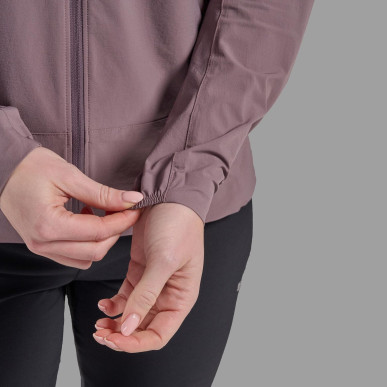 FEM TENACITY NANO JACKET-MOONSCAPE-UK10/S dámská bunda šedofialová