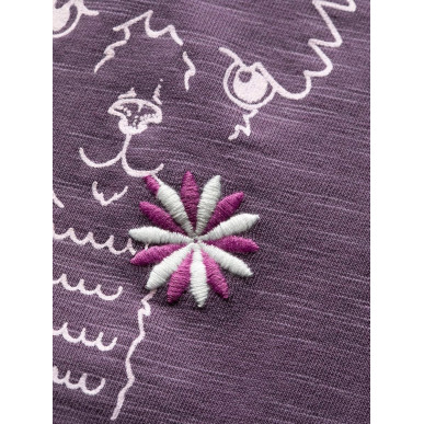 GANDIA HAPPY ALPACA-DARK VIOLET-36 dámské tričko tmavě fialové