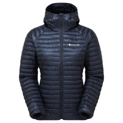 FEM ALPINE 850 NANO HOODIE-ECLIPSE BLUE-UK12/M dámská bunda modrá