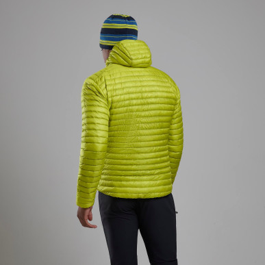 ALPINE 850 NANO HOODIE-CITRUS SPRING-S pánská bunda žlutozelená