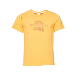 OUT IN NATURE-OCHRE-L pánské tričko okrové