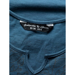 KORFU-DARK BLUE-38 dámský top tmavě modrý