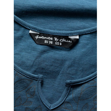 KORFU-DARK BLUE-38 dámský top tmavě modrý