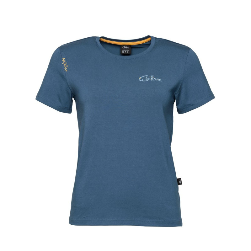 ISEO FLORAL LOGO-DARK BLUE-42 dámské tričko tmavě modré