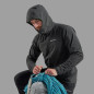 TENACITY NANO HOODIE-MIDNIGHT GREY-M pánská bunda tmavě šedá