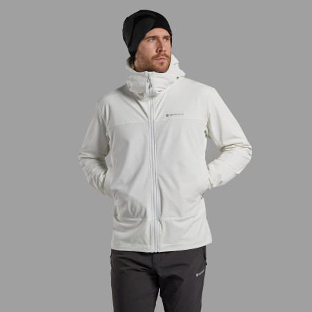 TENACITY HOODIE-POWDER-XL pánská bunda bílá