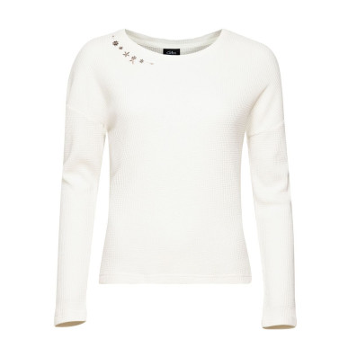 LIMBARA-SAND-44 dámské tričko s dlouhým rukávem pískové