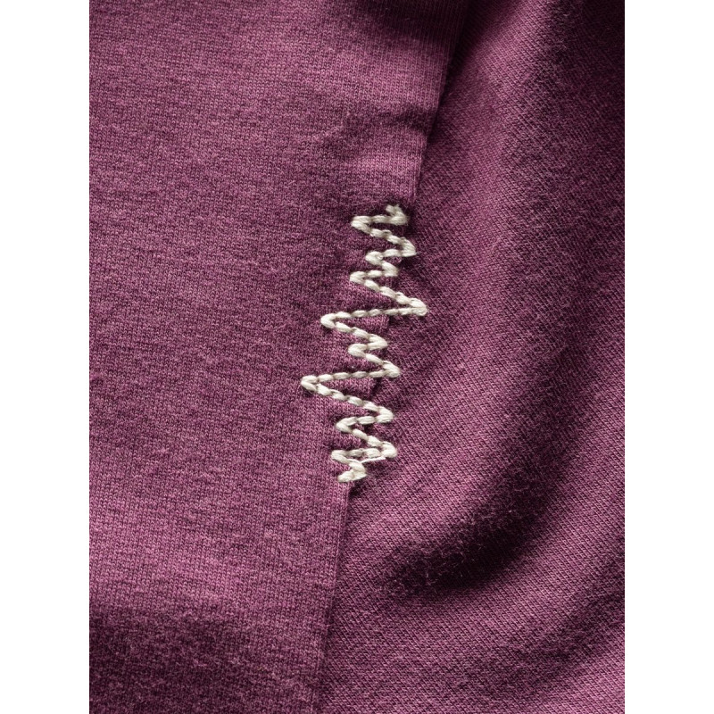 EXPLORER-DARK BORDEAUX-L pánské tričko tmavě fialové